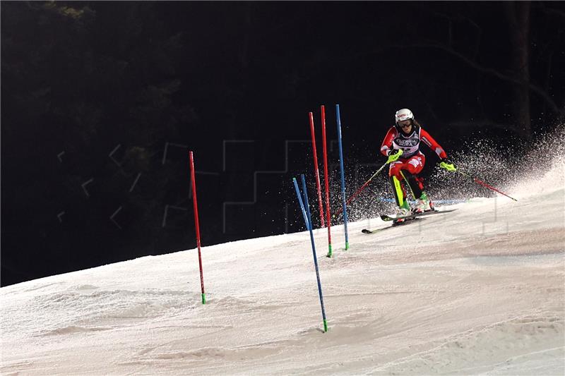 “Snow Queen Trophy“ 2023, Zagreb - slalom skijašica, 2. vožnja