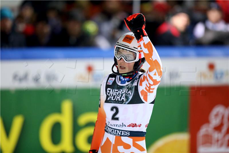 “Snow Queen Trophy“ 2023, Zagreb - slalom skijašica, 2. vožnja