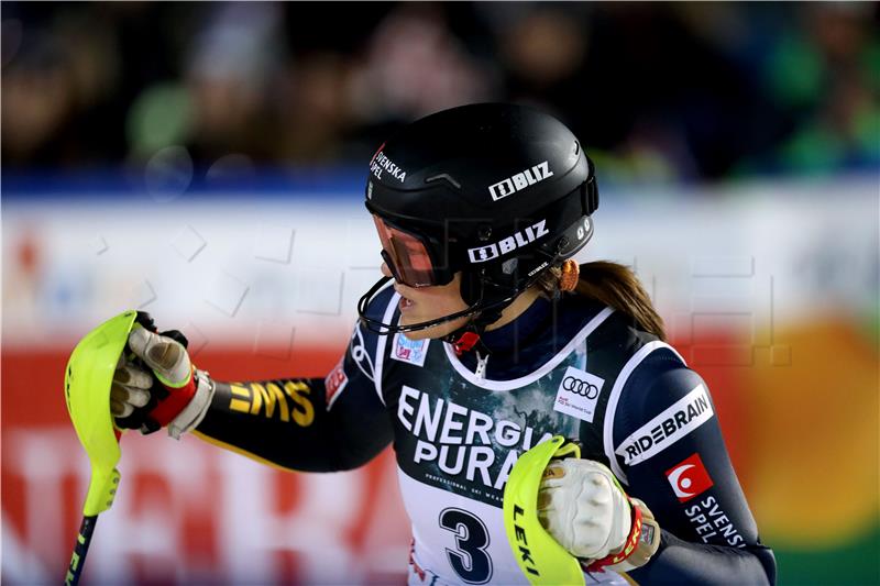 “Snow Queen Trophy“ 2023, Zagreb - slalom skijašica, 2. vožnja