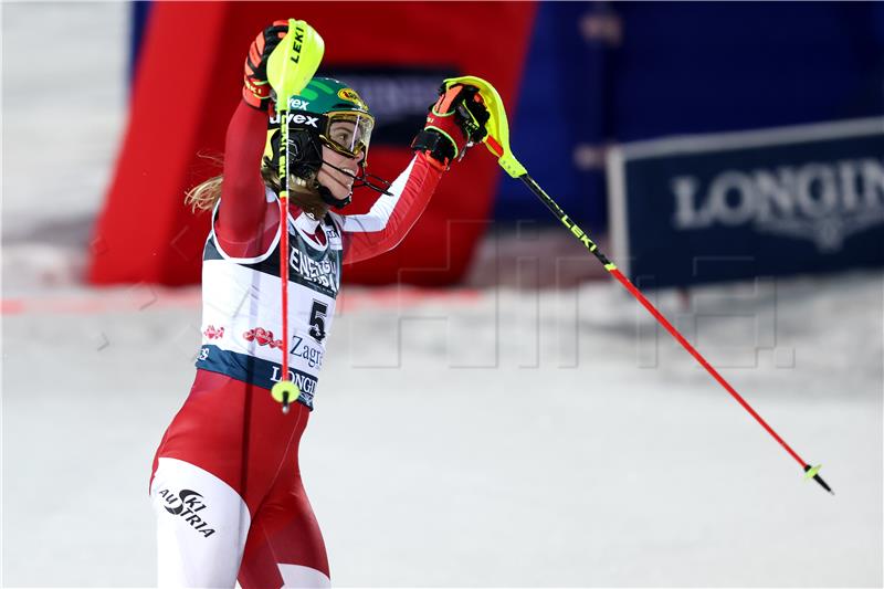 “Snow Queen Trophy“ 2023, Zagreb - slalom skijašica, 2. vožnja