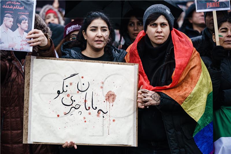 GERMANY IRAN PROTEST