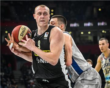 Utakmica ABA lige košarkaša Partizan - Cibona