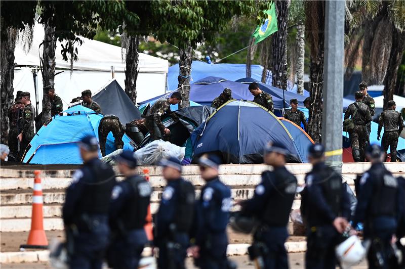 Brazilska policija raspoređena u kampu Bolsonarovih pristaša 