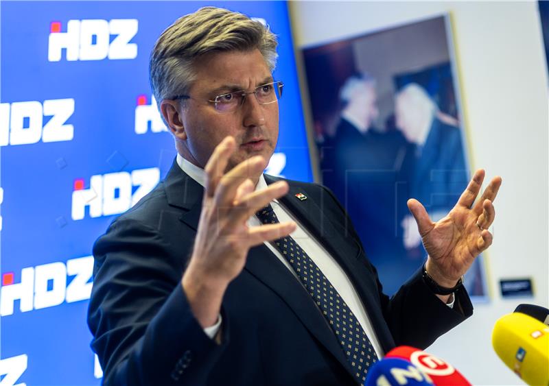 Izjava Andreja Plenkovića nakon šireg Predsjedništva HDZ-a