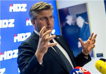 Izjava Andreja Plenkovića nakon šireg Predsjedništva HDZ-a