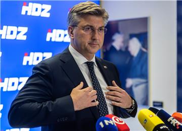 Izjava Andreja Plenkovića nakon šireg Predsjedništva HDZ-a