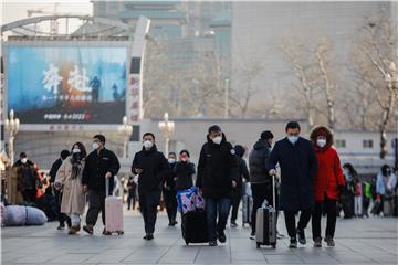 CHINA LUNAR NEW YEAR TRAVEL PANDEMIC COVID 19