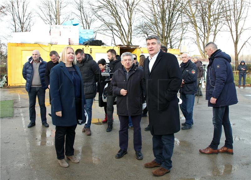 President visiting quake-hit parts of Banovina