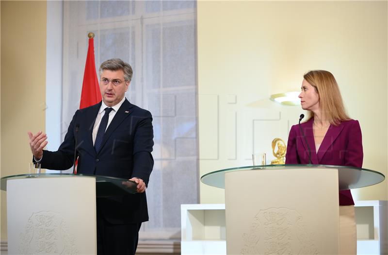 Croatian and Estonian PMs: We continue to help Ukraine