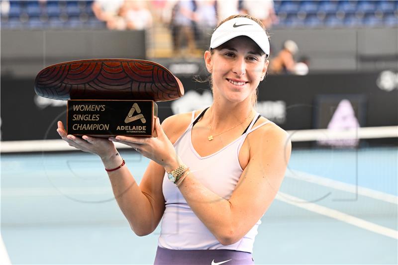 WTA Adelaide 2: Benčić do sedmog naslova u karijeri