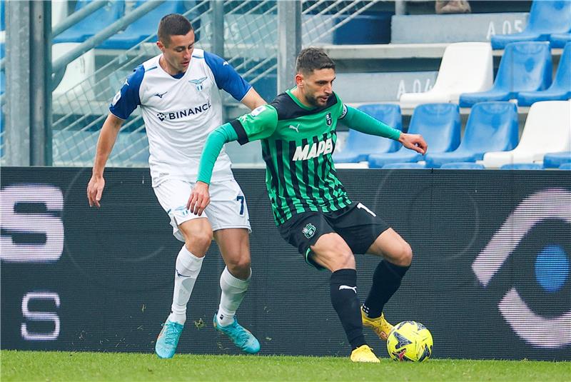 Serie A: Sassuolo - Lazio 0-2