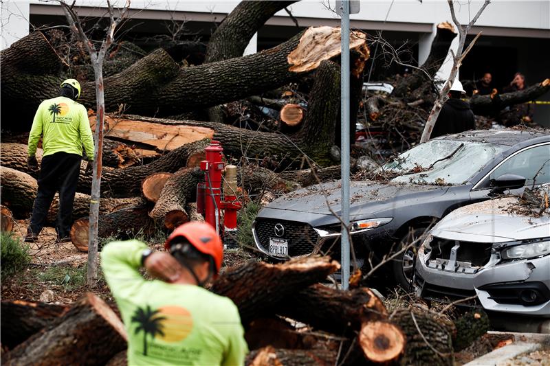 USA CALIFORNIA STORMS