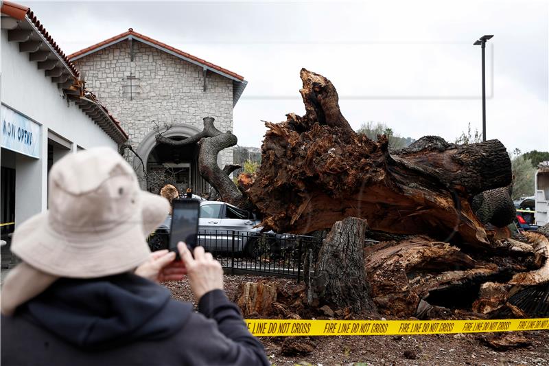 USA CALIFORNIA STORMS