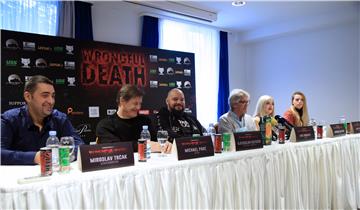 Konferencija za medije u povodu snimanja filma "Wrongful Death"