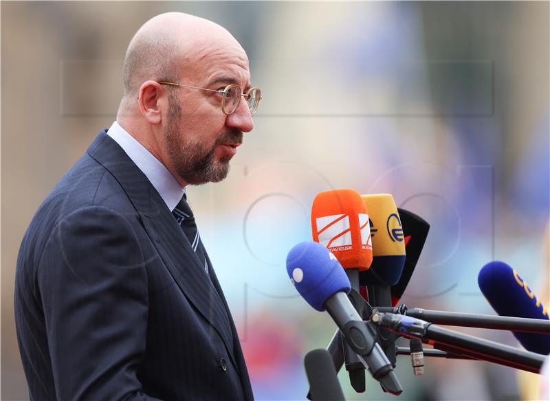 Predsjednik Europskog vijeća Charles Michel na putu za Kijev