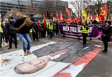 SWEDEN NATO TURKEY PROTEST