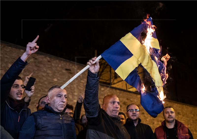 TURKEY SWEDEN PROTEST