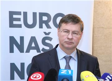 Dombrovskis: Inflacija u Hrvatskoj niža no u zemljama koje su izvan eurozone