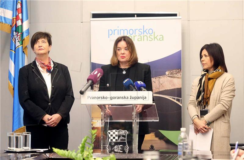 Rijeka: Tiskovna konferencija u Županiji Pgž