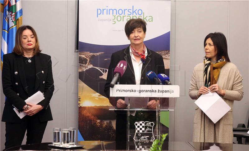 Rijeka: Tiskovna konferencija u Županiji Pgž