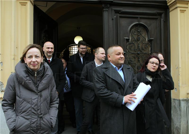 Konferencija za medije zagrebačke lijeve koalicije