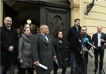 Konferencija za medije zagrebačke lijeve koalicije