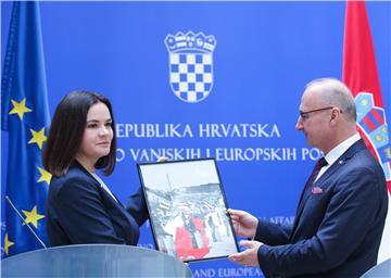 Gordan Grlić Radman sastao se sa Svetlanom Tihanovskom