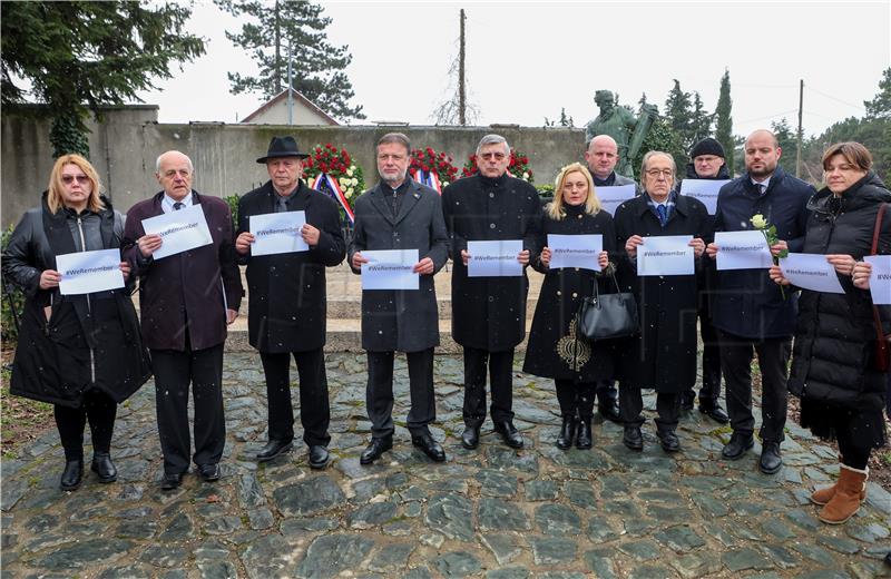 Polaganje vijenaca povodom Međunarodnog dana sjećanja na žrtve Holokausta