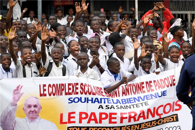 DR CONGO POPE FRANCIS VISIT