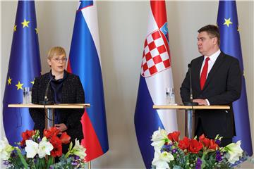 Milanović i Pirc Musar održali zajedničku tiskovnu konferenciju