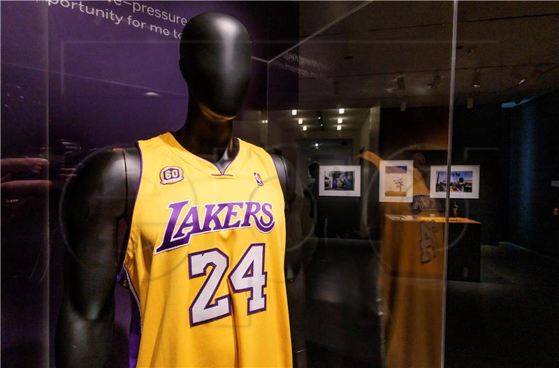 USA NEW YORK KOBE BRYANT JERSEY SOTHEBYS