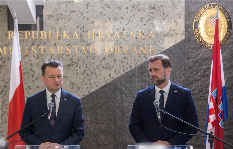 Croatian and Polish defence ministers pledge further support to Ukraine