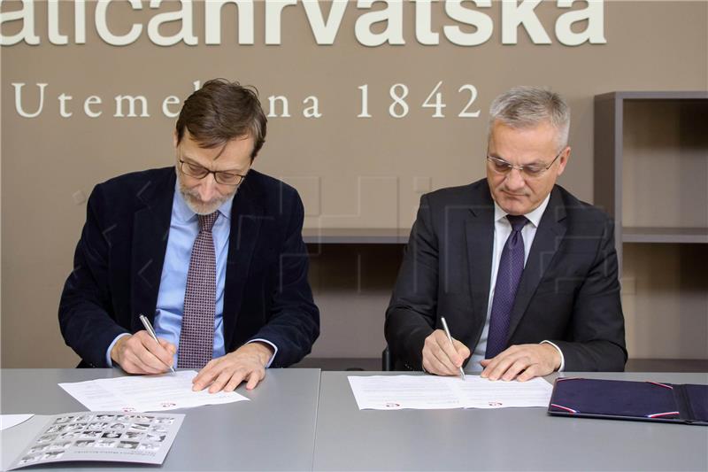 MH and Central Office for Croats Abroad ink cooperation agreement