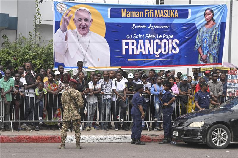 DR CONGO POPE FRANCIS VISIT