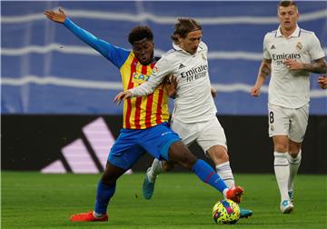 Real Madrid bolji od Valencije, Modrić nastupio