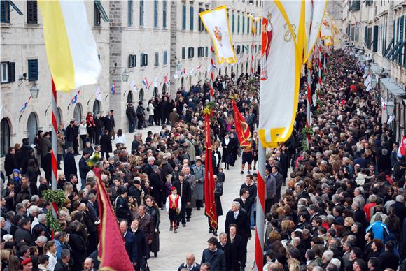 Citizens of Dubrovnik celebrate 1,051st Festivity of Saint Blaise