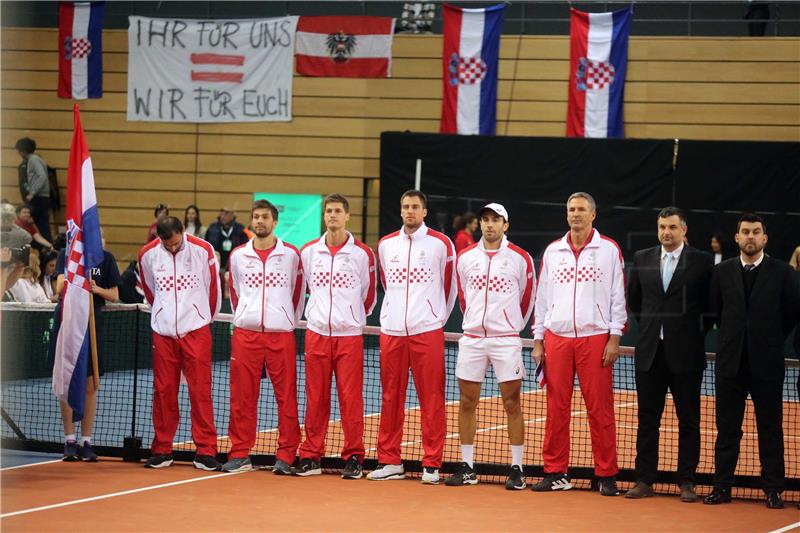 Davis Cup: Borna Ćorić - Dennis Novak