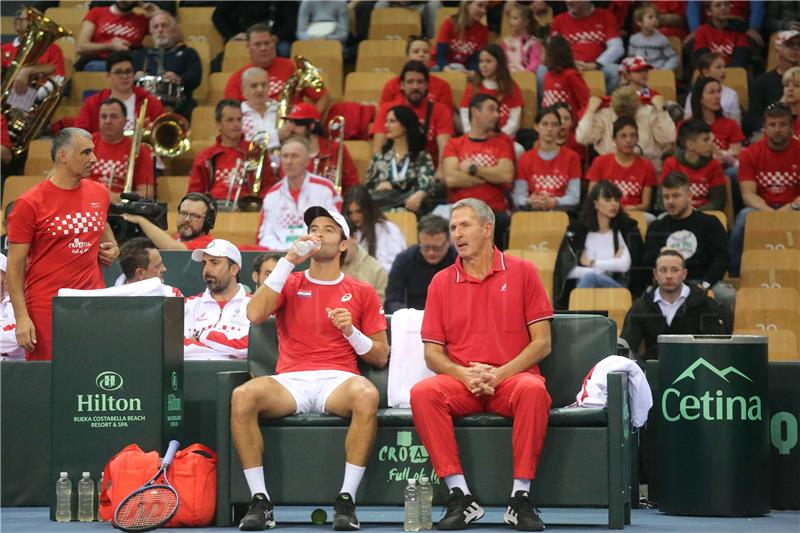 Davis Cup: Borna Ćorić - Dennis Novak