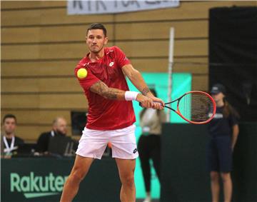 Davis Cup: Borna Ćorić - Dennis Novak