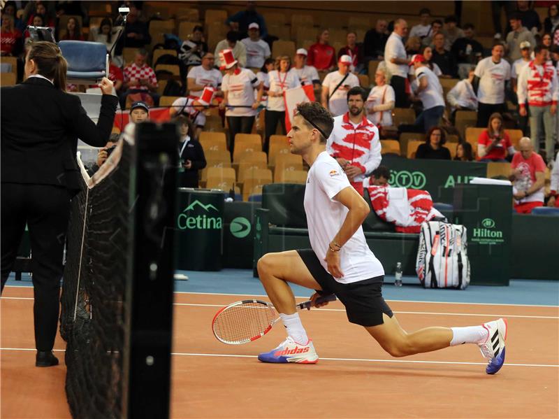 Davis Cup: Borna Gojo - Dominic Thiem