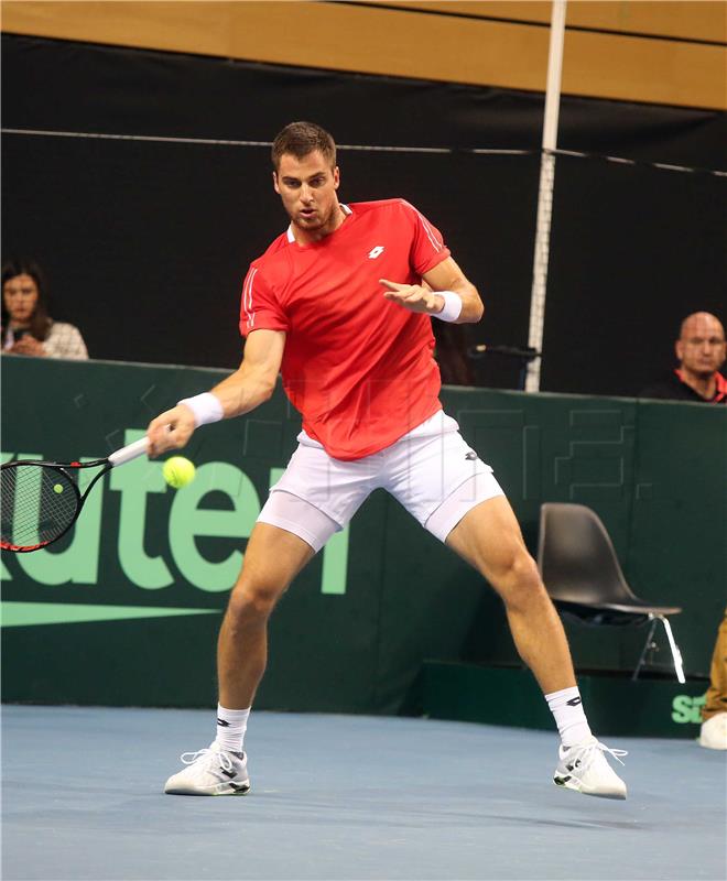 Davis Cup: Borna Gojo - Dominic Thiem