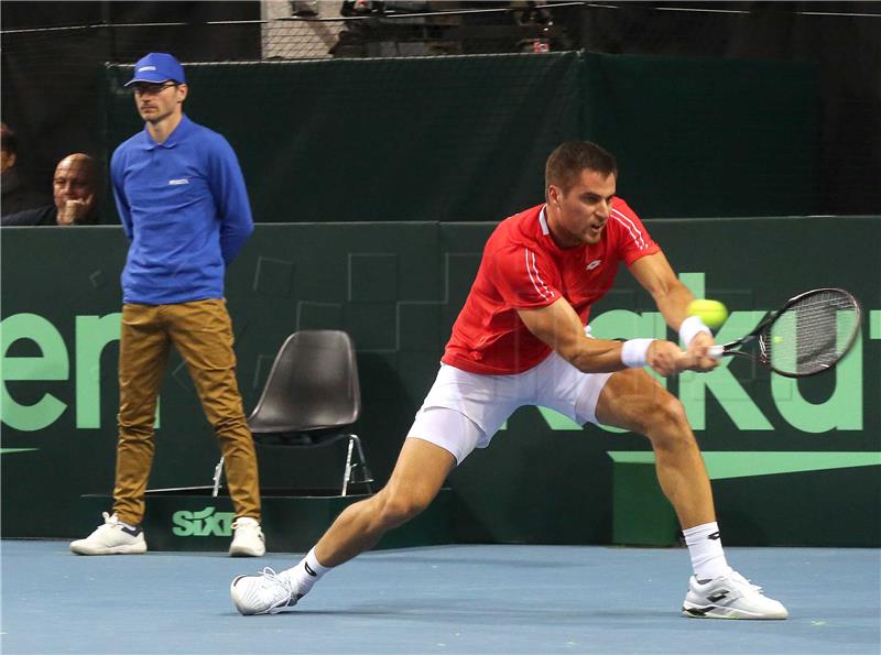 Davis Cup: Borna Gojo - Dominic Thiem