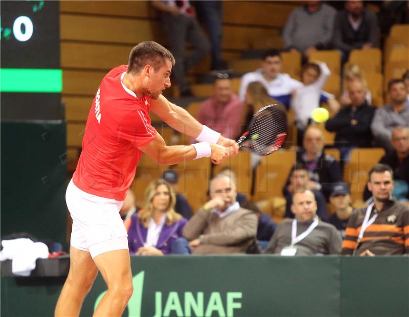 Davis Cup: Borna Gojo - Dominic Thiem