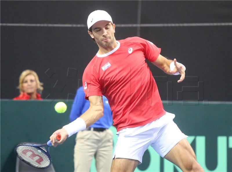 Davis Cup: Borna Ćorić - Dominic Thiem