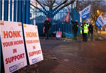 BRITAIN NHS STRIKES