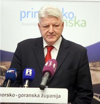 Rijeka: Tiskovna konferencija župana PGŽ Zlatka Komnadine