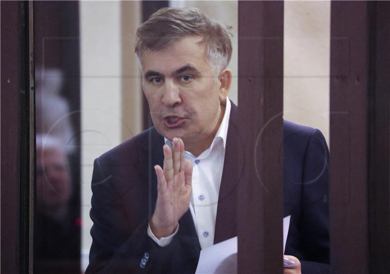 (FILE) GEORGIA TRIALS SAAKASHVILI