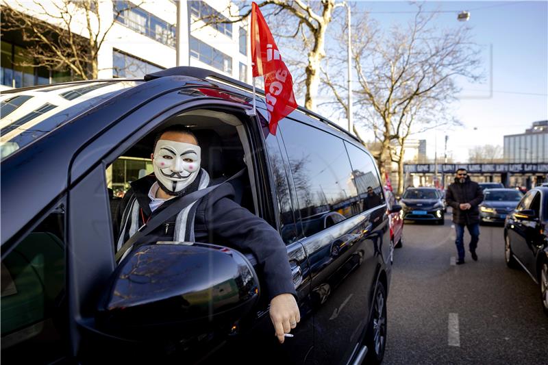 NETHERLANDS UBER PROTEST