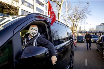 NETHERLANDS UBER PROTEST