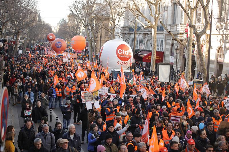 FRANCE PENSIONS STRIKE